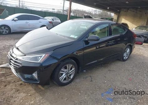 2020 Hyundai Elantra Value Edition z USA, uszkodzony, nr VIN 5NPD84LF0LH617097